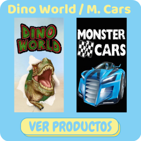 Artículos Dino World en Escuin, Artículos Monster Cars en Escuin