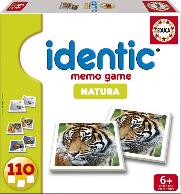 Identic Natura Educa memo game