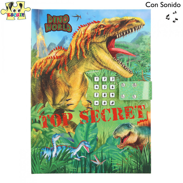 Dino World Diario Código Secreto Dinosaurios