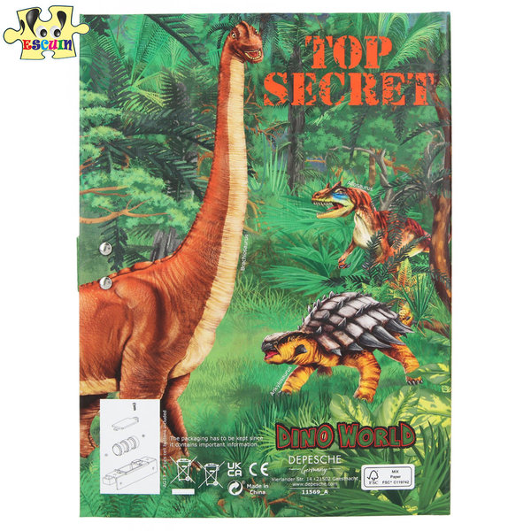 Dino World Diario Código Secreto Dinosaurios