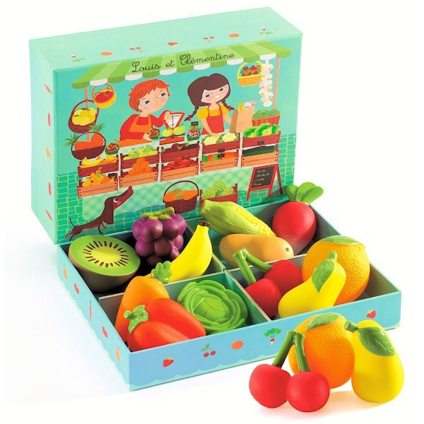 ---DESCATALOGADO - Caja de frutas Djeco Louis & Clementine