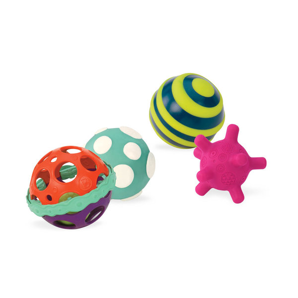 Set 4 Pelotas Descubrimientos Ball-a-Baloos B Toys