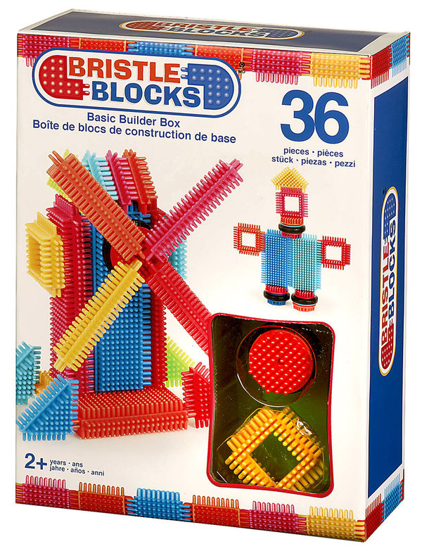 Bloques construcción Bristle Blocks de 36 piezas