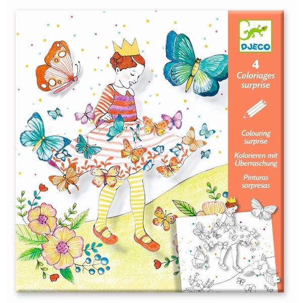 ---DESCATALOGADO - Manualidad para colorear "Lady Butterfly" Djeco