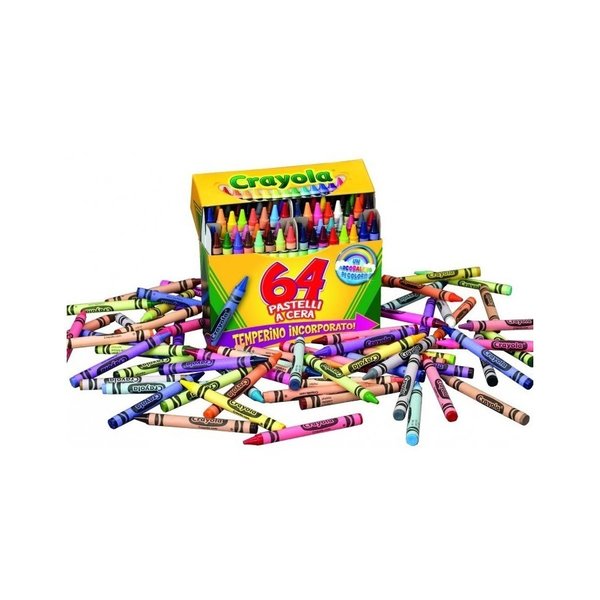 Caja de 64 colores Crayola con sacapuntas