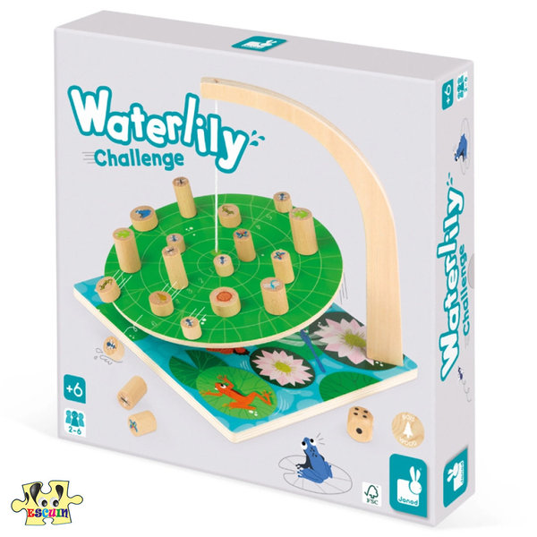 Juego de habilidad Waterlily Challenge Janod