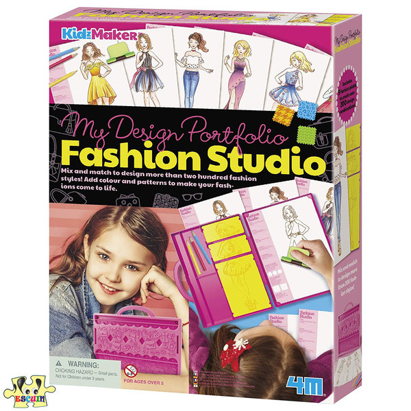 Diseña la Moda Fashion Studio KidzMaker 4M