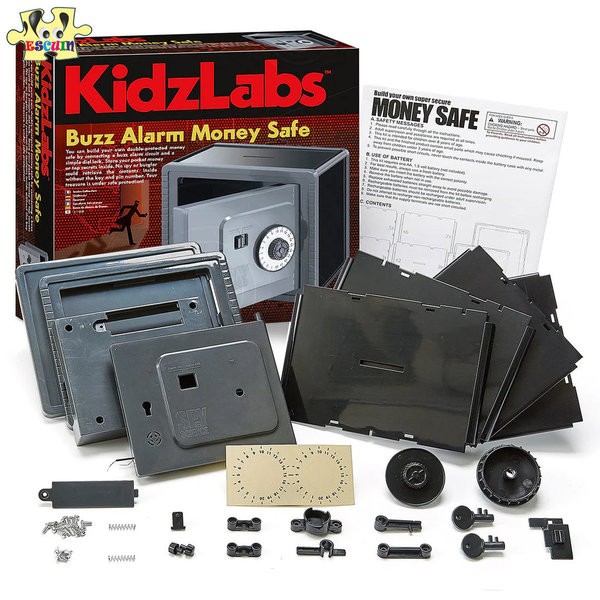 Kit Caja Fuerte con Alarma Kidz Labs 4M