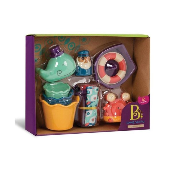 Conjunto Juguetes Baño Wee B. Splashy B Toys