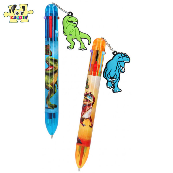 Bolígrafo 6 Colores Dino World