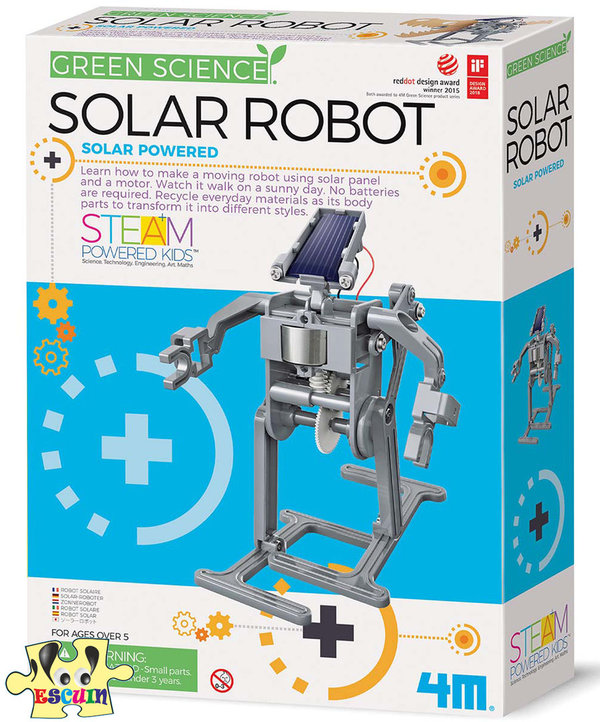 Construir Robot Solar Green Science 4M