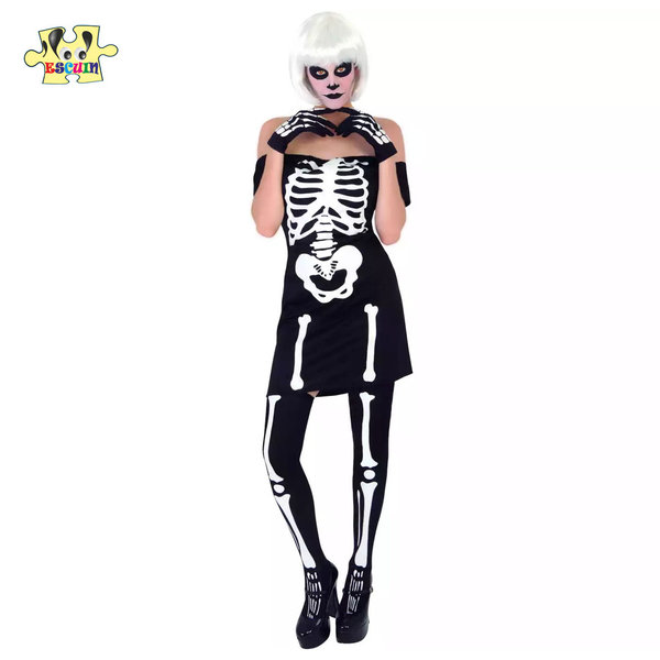 Disfraz Miss Skeleton Adulto