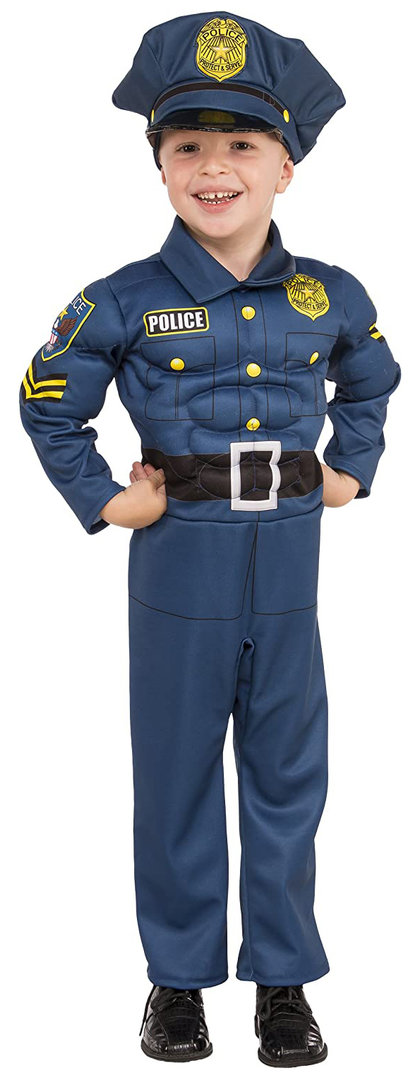 Disfraz Policía Musculoso Top Cop