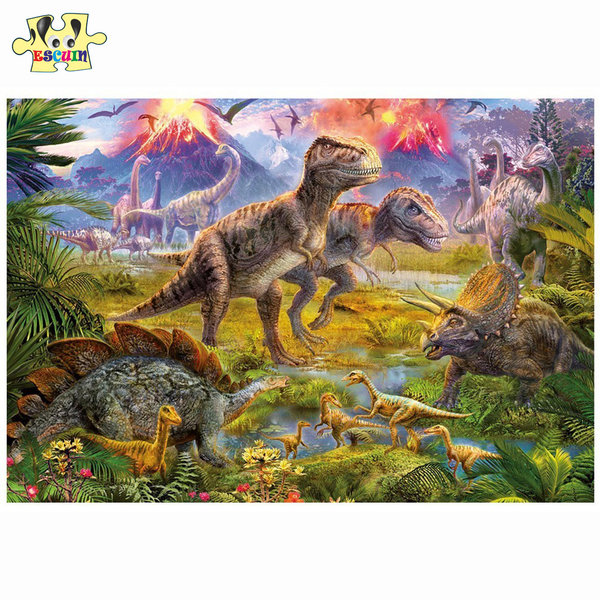 Puzzle 500 Piezas Encuentro de Dinosaurios Educa