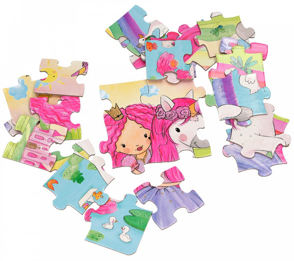 Princess Mimi Puzzle 25 piezas con Caja Corazón