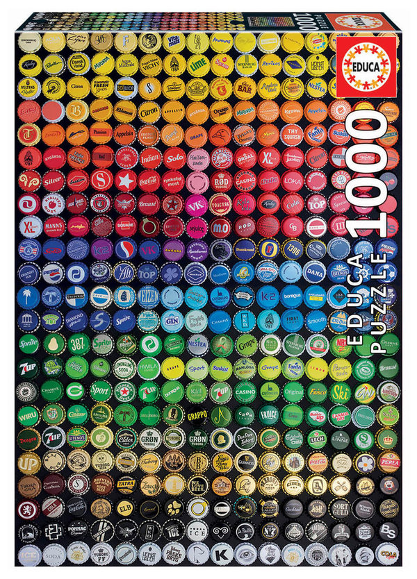Puzzle 1000 Piezas Educa Collage de Chapas