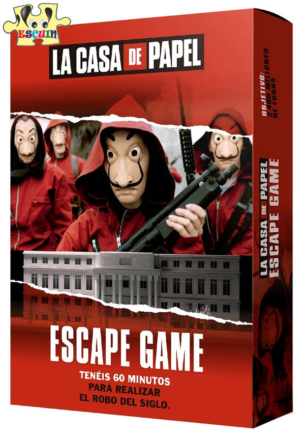 Juego Cooperativo La Casa de Papel Escape Game