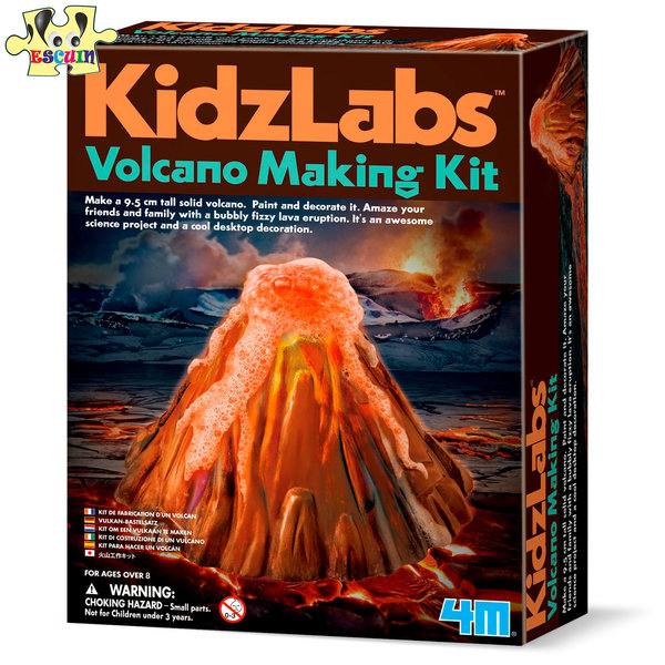 Manualidad Volcán KidzLabs 4M
