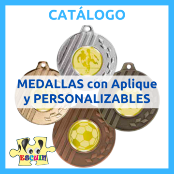 Medallas Deportivas y Personalización - Compra Online - Tienda de Trofeos Escuin Toys